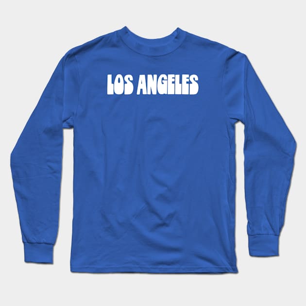 Los Angeles Long Sleeve T-Shirt by ezioman